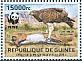 Martial Eagle Polemaetus bellicosus  2013 WWF Sheet with 4 sets