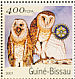 Eastern Grass Owl Tyto longimembris  2001 Owls, Rotary Sheet