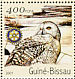 Snowy Owl Bubo scandiacus  2001 Owls, Rotary Sheet