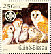 Western Barn Owl Tyto alba  2001 Owls, Scouts Sheet