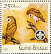 Western Barn Owl Tyto alba  2001 Owls, Scouts Sheet