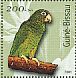 Puerto Rican Amazon Amazona vittata  2001 Parrots Sheet