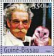 Western Barn Owl Tyto alba  2004 Famous persons 6v sheet