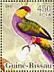 Red-capped Parrot Purpureicephalus spurius  2005 Parrots Sheet