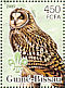 Short-eared Owl Asio flammeus  2005 Owls and mushrooms 6v sheet