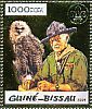 Pel's Fishing Owl Scotopelia peli  2005 Owls, B.Powell Sheet,gold