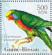 Red-flanked Lorikeet Hypocharmosyna placentis  2007 Parrots Sheet
