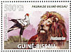 Secretarybird Sagittarius serpentarius  2008 Lions and birds Sheet