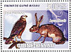 Pallid Harrier Circus macrourus  2008 Hares and birds of prey Sheet