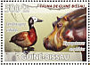White-faced Whistling Duck Dendrocygna viduata  2008 Hippos and birds Sheet