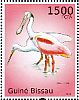 Roseate Spoonbill Platalea ajaja  2010 Seabirds Sheet