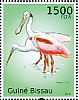 Roseate Spoonbill Platalea ajaja  2010 Seabirds Sheet