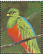 Resplendent Quetzal Pharomachrus mocinno  1990 Rare and endangered birds of South America Sheet