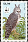 Harpy Eagle Harpia harpyja  1990 WWF, Harpy Eagle 