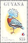 Victoria Crowned Pigeon Goura victoria  1994 Philakorea 1994 Sheet