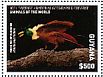 Red Bird-of-paradise Paradisaea rubra  2017 Animals of the world 4v sheet