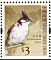 Red-whiskered Bulbul Pycnonotus jocosus  2006 Birds definitives Booklet