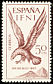 Golden Eagle Aquila chrysaetos  1965 Stamp day 3v set