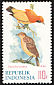Masked Bowerbird Sericulus aureus  1984 Birds 
