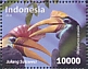 Knobbed Hornbill Rhyticeros cassidix  2019 Philatelic exhibition Makassar  MS