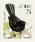 Common Blackbird Turdus merula  2001 Birds, Blackbird and Goldcrest Booklet, sa