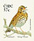 Song Thrush Turdus philomelos  2002 Birds, Song Thrush Booklet, sa, SNP