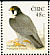 Peregrine Falcon Falco peregrinus  2003 Birds, Wagtail and Falcon Booklet