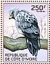 African Harrier-Hawk Polyboroides typus  2014 Raptors Sheet