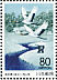 Red-crowned Crane Grus japonensis  2000 Prefecture Okayama 4v sheet