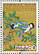 Japanese Tit Parus minor  2007 Philately week 5v sheet with 2 of each