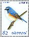 Red-flanked Bluetail Tarsiger cyanurus  2017 Natural monument 2 10v sheet