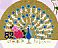 Indian Peafowl Pavo cristatus  2017 Traditional Japanese design 2x5v sheet, sa