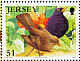 Common Blackbird Turdus merula  2007 Garden birds Sheet