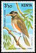 Taita Thrush Turdus helleri  1984 Rare birds of Kenya 