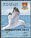 Ring-billed Gull Larus delawarensis  2015 Overprint SINGAPORE 2015 