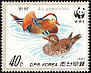 Mandarin Duck Aix galericulata  1987 WWF 