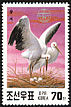 Oriental Stork Ciconia boyciana  1991 Endangered birds 