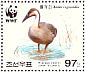 Swan Goose Anser cygnoides  2004 WWF Booklet