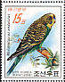 Budgerigar Melopsittacus undulatus  2008 Parrots, 2 wild and 2 tameforms Booklet