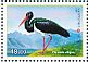 Black Stork Ciconia nigra  2017 Flora and fauna Sheet with 2 sets