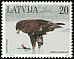 Greater Spotted Eagle Clanga clanga  1997 Anniversary of BirdLife International 