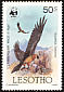 Bearded Vulture Gypaetus barbatus  1986 Flora and fauna of Lesotho 8v set