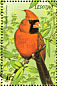 Northern Cardinal Cardinalis cardinalis  1999 Birds of the world Sheet