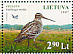Great Snipe Gallinago media  2007 Birds in sanctuaries Sheet with 3 sets