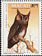 Oriental Scops Owl Otus sunia  1993 Birds of prey Sheet with 4 sets