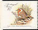 European Robin Erithacus rubecula  1988 Birds Booklet, ctb