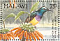 Variable Sunbird Cinnyris venustus  1992 Birds Sheet