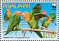 Lilian's Lovebird Agapornis lilianae  2009 WWF Sheet with 2 sets