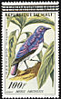 Violet-backed Starling Cinnyricinclus leucogaster  1960 Overprint REPUBLIQUE DU MALI on 1960.01 