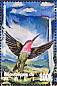 Ruby-throated Hummingbird Archilochus colubris  1995 Birds and butterflies of the world 12v sheet